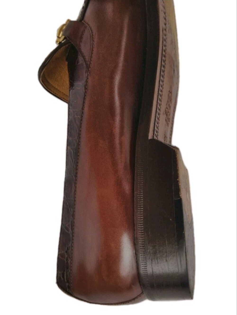 Caporicci Genuine Cayman Horsebit Tassel Loafers Size 8.5 ⬇️READ DESCRIPTION⬇️. - Picture 8 of 16